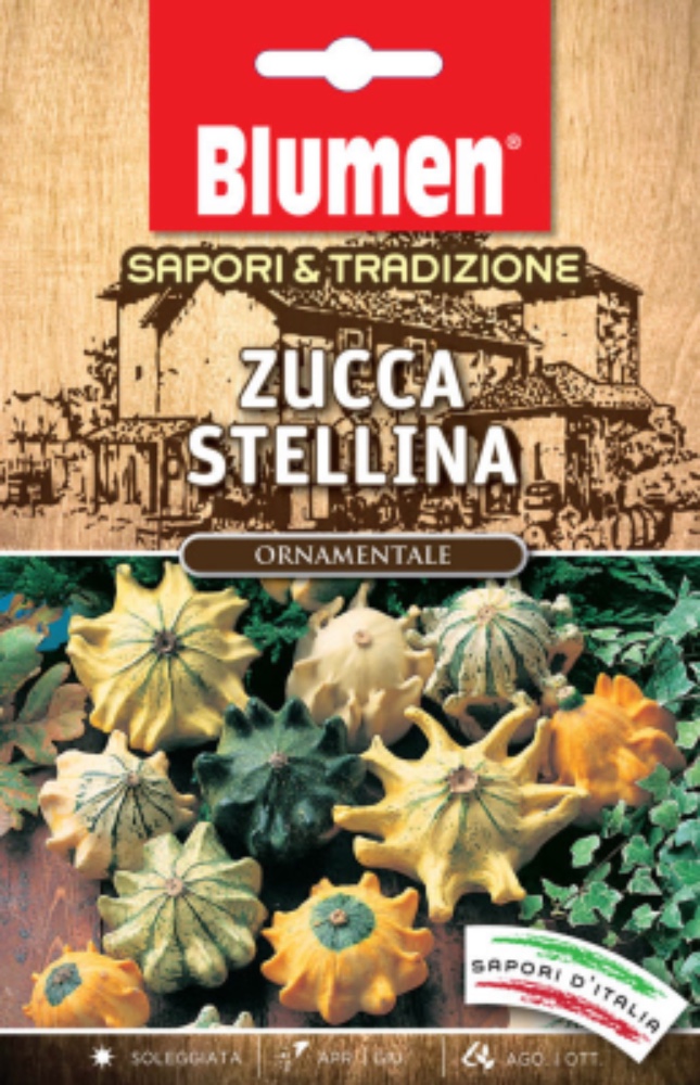 Zucca Stellina - acquista su Lovisetto Garden - Buste semi orto