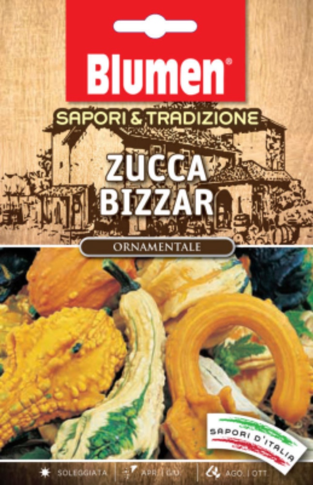 Zucca Bizzar - acquista su Lovisetto Garden - Buste semi orto