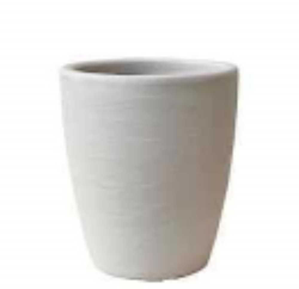 Castro vaso tronco conico TROBB 28 Colore Bianco Perla - acquista su Lovisetto Garden - Prodotti - Vasi - Vetroresina